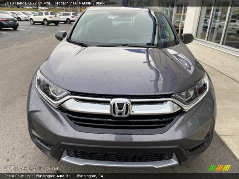 Modern Steel Metallic / Black 2019 Honda CR-V LX AWD