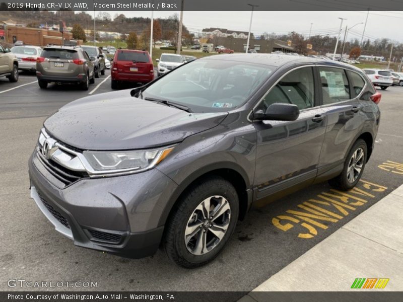Modern Steel Metallic / Black 2019 Honda CR-V LX AWD