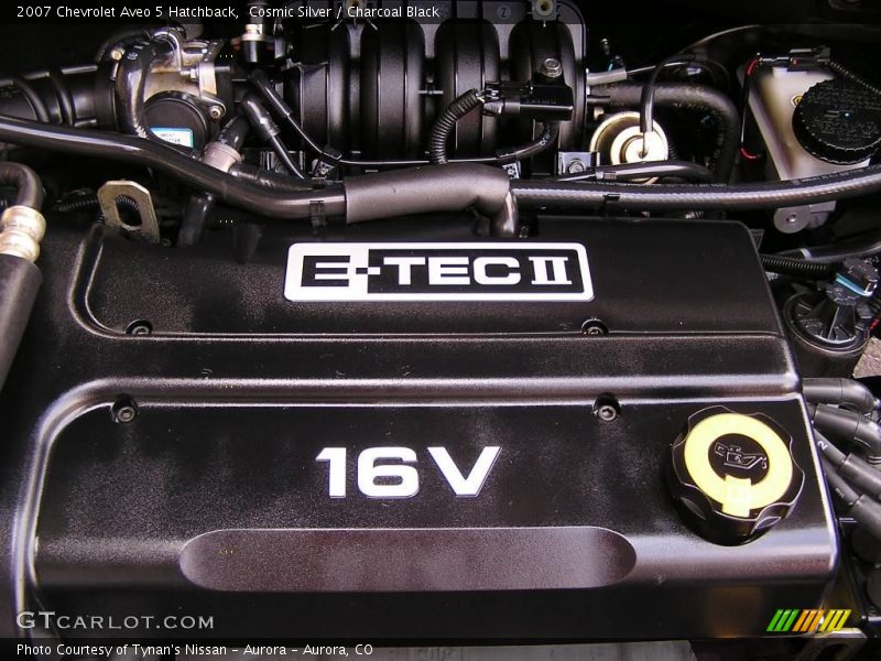 Cosmic Silver / Charcoal Black 2007 Chevrolet Aveo 5 Hatchback
