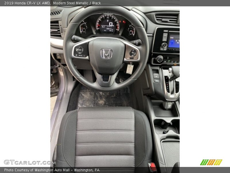 Modern Steel Metallic / Black 2019 Honda CR-V LX AWD
