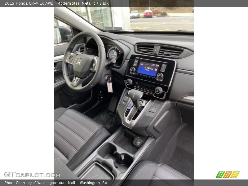 Modern Steel Metallic / Black 2019 Honda CR-V LX AWD
