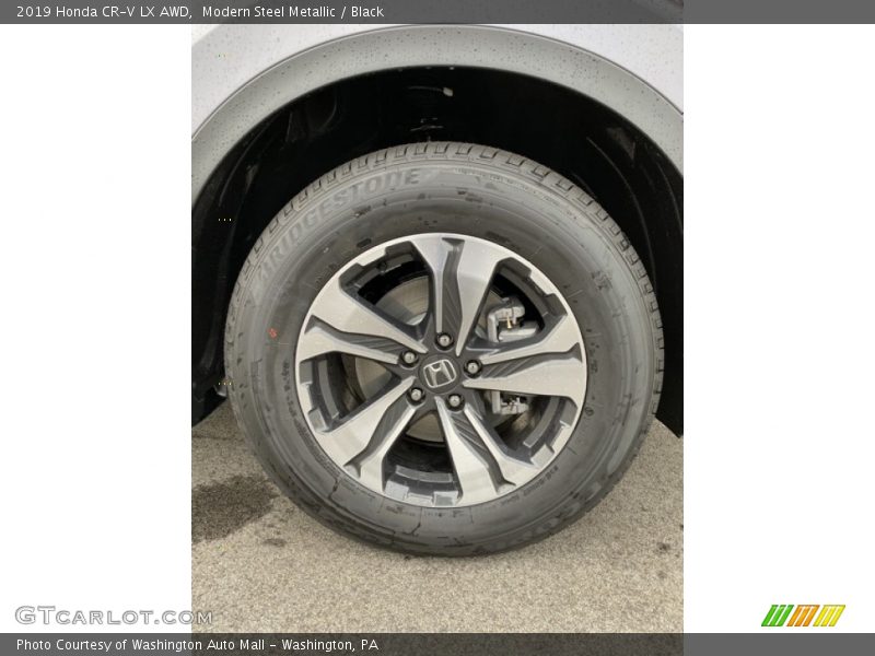 Modern Steel Metallic / Black 2019 Honda CR-V LX AWD