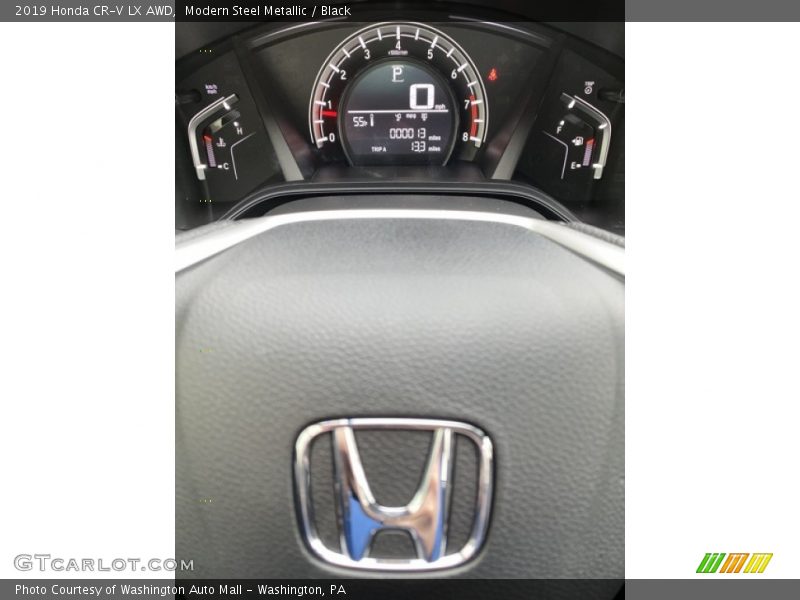 Modern Steel Metallic / Black 2019 Honda CR-V LX AWD