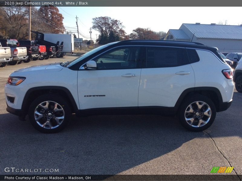 White / Black 2020 Jeep Compass Limted 4x4