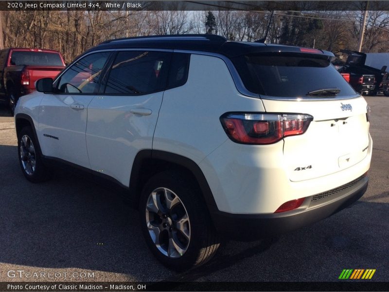 White / Black 2020 Jeep Compass Limted 4x4