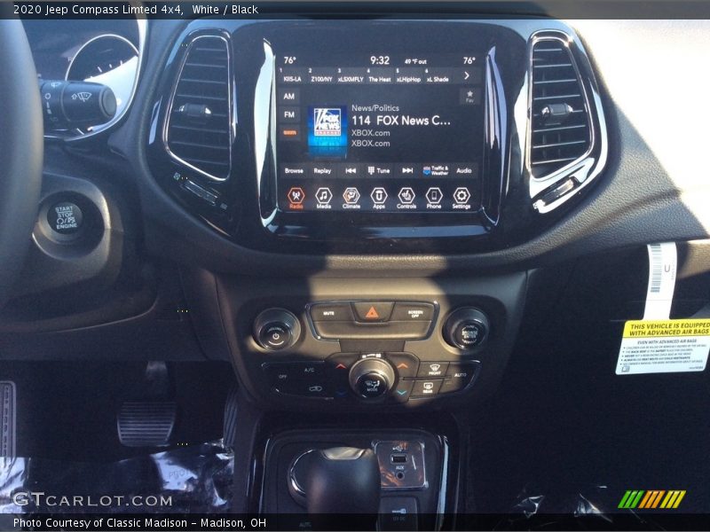 White / Black 2020 Jeep Compass Limted 4x4