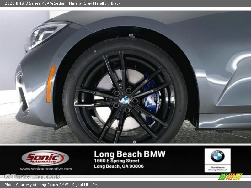 Mineral Grey Metallic / Black 2020 BMW 3 Series M340i Sedan