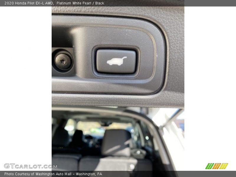 Platinum White Pearl / Black 2020 Honda Pilot EX-L AWD
