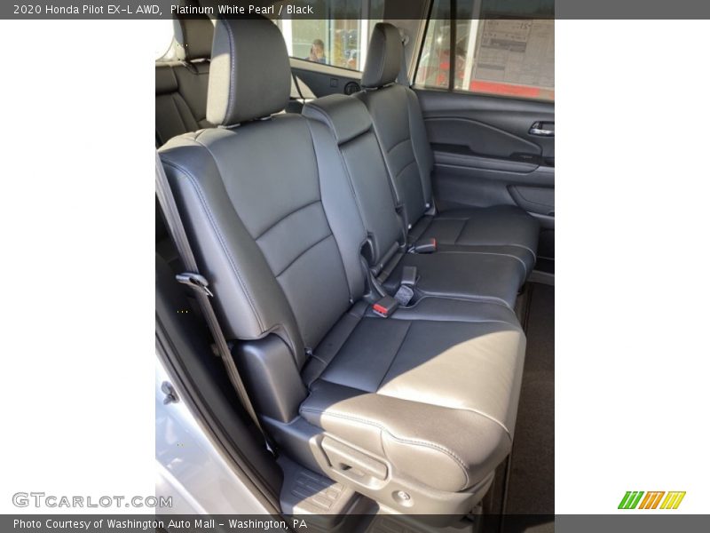 Platinum White Pearl / Black 2020 Honda Pilot EX-L AWD