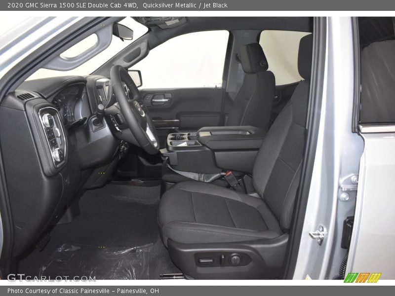 Quicksilver Metallic / Jet Black 2020 GMC Sierra 1500 SLE Double Cab 4WD