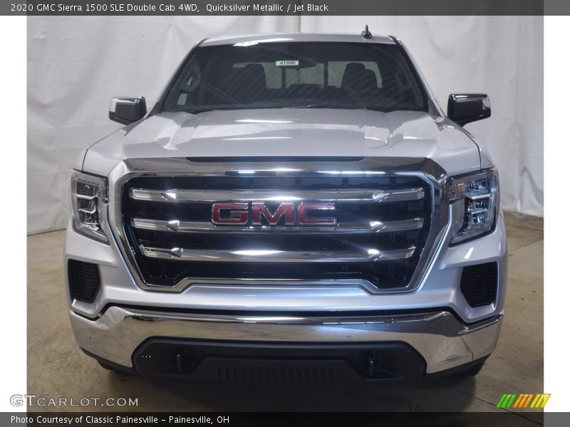Quicksilver Metallic / Jet Black 2020 GMC Sierra 1500 SLE Double Cab 4WD
