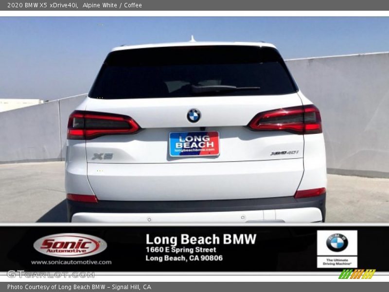 Alpine White / Coffee 2020 BMW X5 xDrive40i