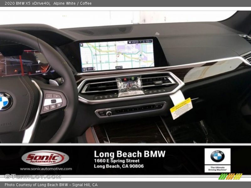 Alpine White / Coffee 2020 BMW X5 xDrive40i