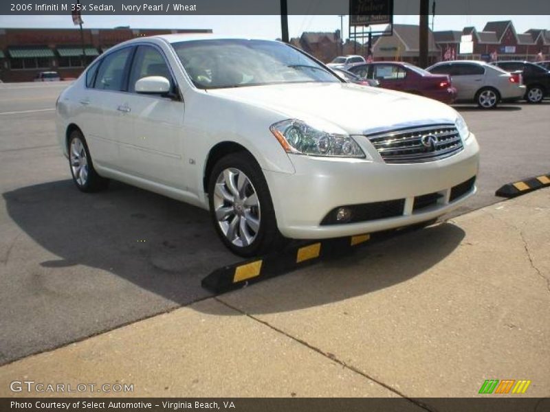Ivory Pearl / Wheat 2006 Infiniti M 35x Sedan