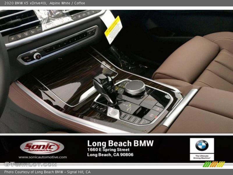 Alpine White / Coffee 2020 BMW X5 xDrive40i