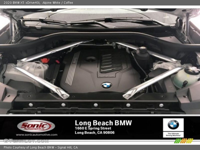 Alpine White / Coffee 2020 BMW X5 xDrive40i