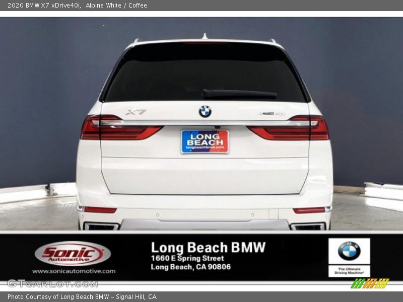 Alpine White / Coffee 2020 BMW X7 xDrive40i