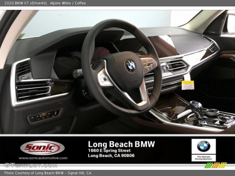Alpine White / Coffee 2020 BMW X7 xDrive40i