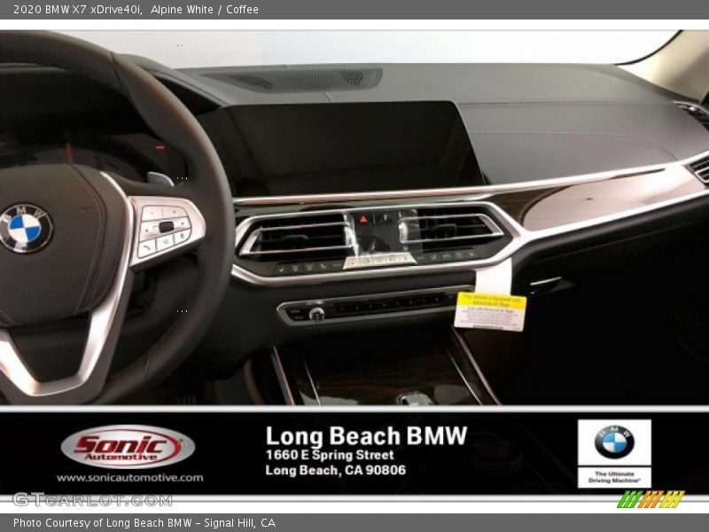 Alpine White / Coffee 2020 BMW X7 xDrive40i