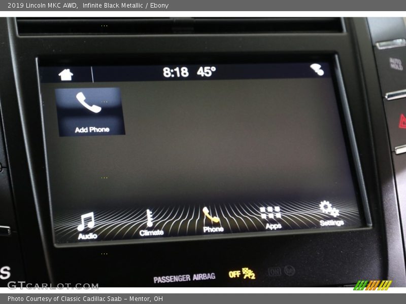 Infinite Black Metallic / Ebony 2019 Lincoln MKC AWD
