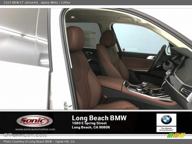 Alpine White / Coffee 2020 BMW X7 xDrive40i