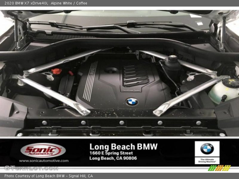 Alpine White / Coffee 2020 BMW X7 xDrive40i