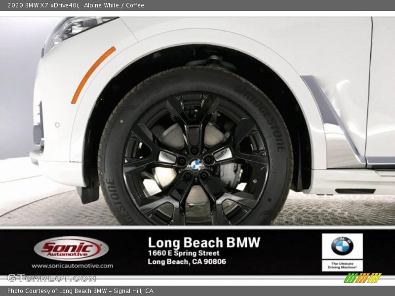 Alpine White / Coffee 2020 BMW X7 xDrive40i