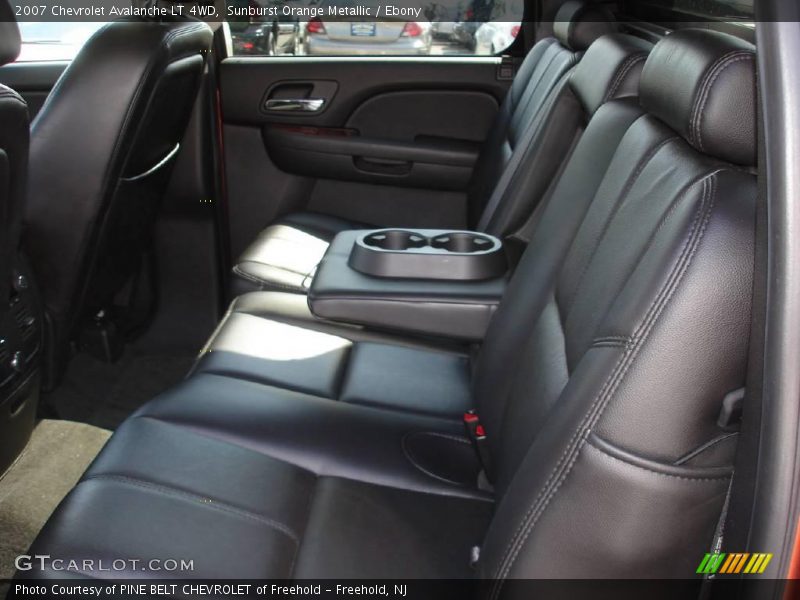 Sunburst Orange Metallic / Ebony 2007 Chevrolet Avalanche LT 4WD