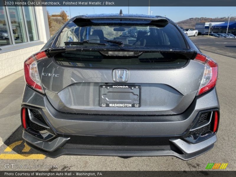 Polished Metal Metallic / Black 2020 Honda Civic LX Hatchback