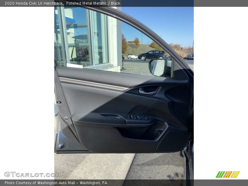 Polished Metal Metallic / Black 2020 Honda Civic LX Hatchback