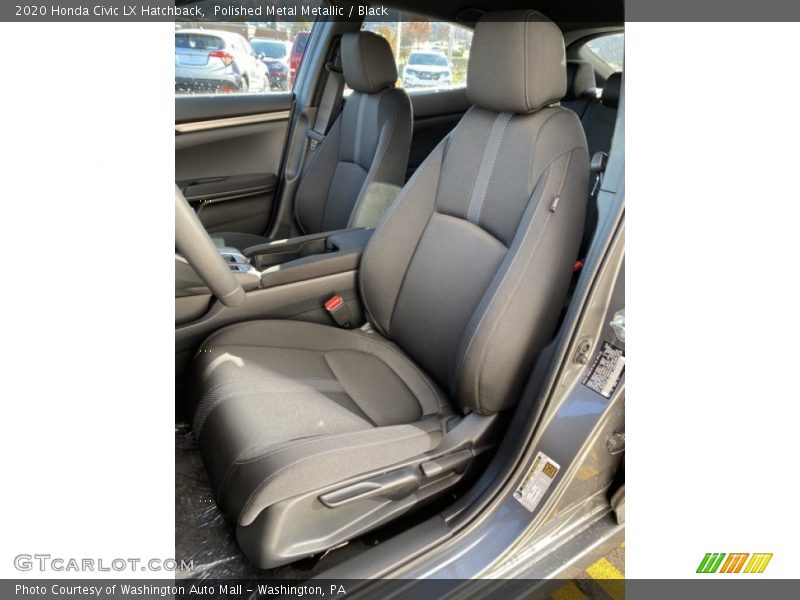 Polished Metal Metallic / Black 2020 Honda Civic LX Hatchback