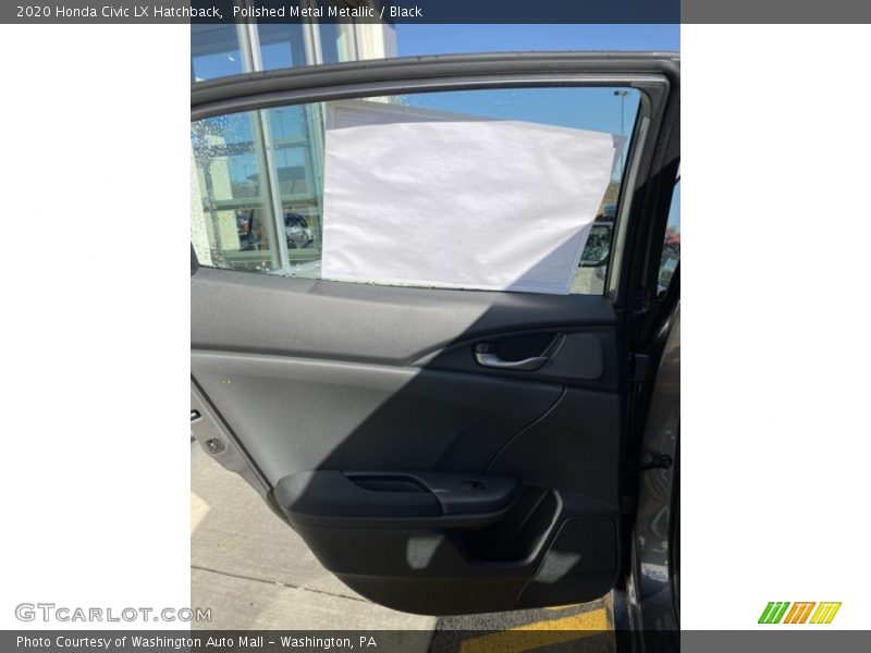 Polished Metal Metallic / Black 2020 Honda Civic LX Hatchback