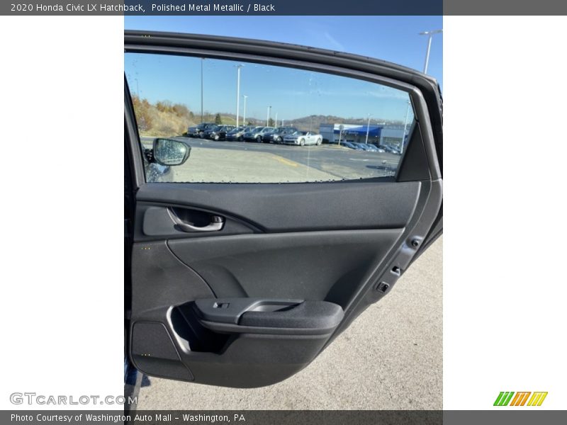 Polished Metal Metallic / Black 2020 Honda Civic LX Hatchback