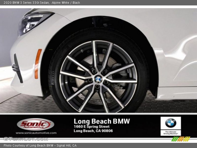 Alpine White / Black 2020 BMW 3 Series 330i Sedan