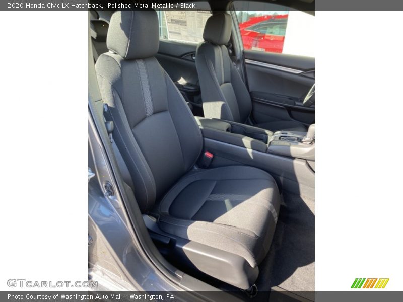 Polished Metal Metallic / Black 2020 Honda Civic LX Hatchback
