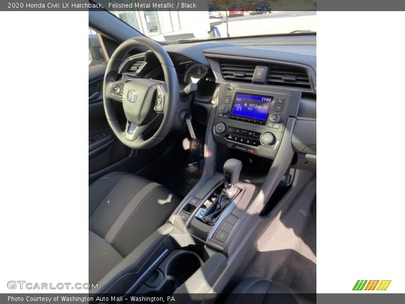 Polished Metal Metallic / Black 2020 Honda Civic LX Hatchback