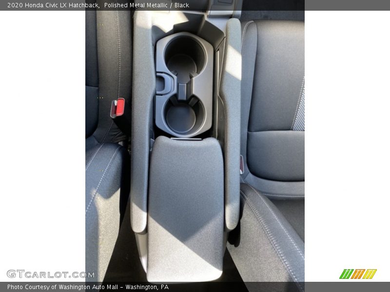 Polished Metal Metallic / Black 2020 Honda Civic LX Hatchback