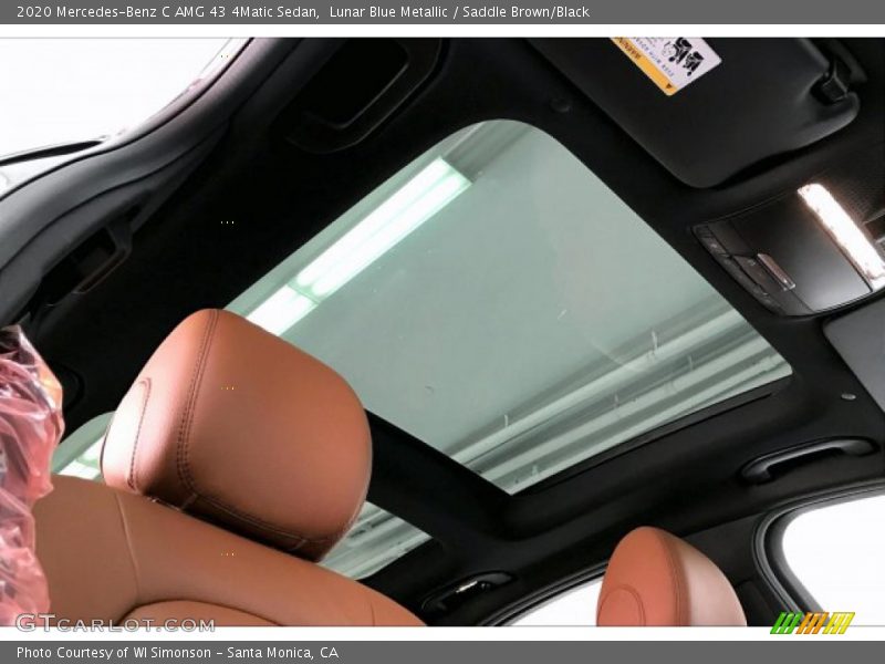 Sunroof of 2020 C AMG 43 4Matic Sedan