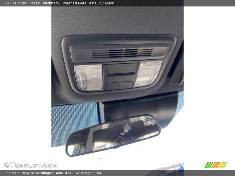 Polished Metal Metallic / Black 2020 Honda Civic LX Hatchback
