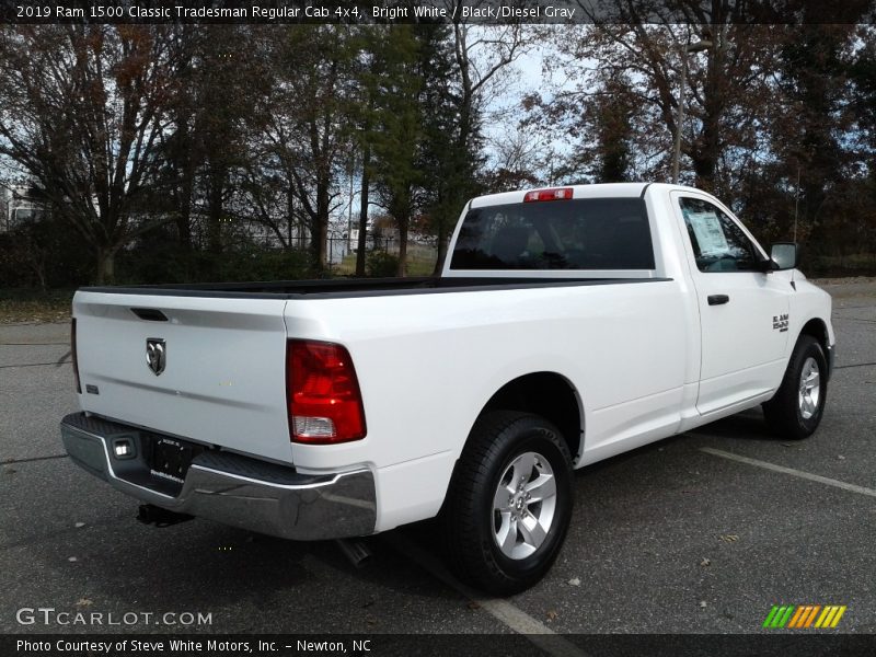 Bright White / Black/Diesel Gray 2019 Ram 1500 Classic Tradesman Regular Cab 4x4