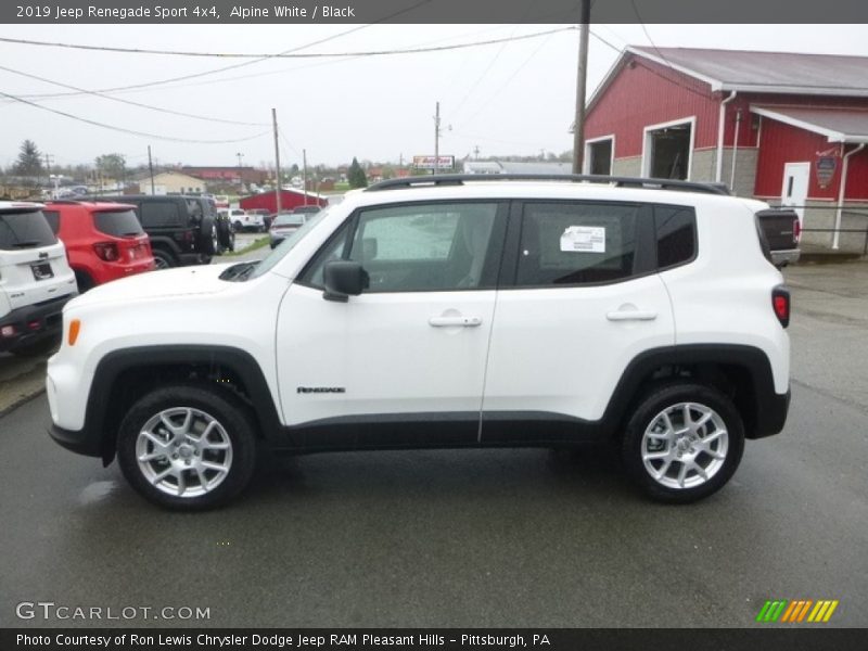 Alpine White / Black 2019 Jeep Renegade Sport 4x4