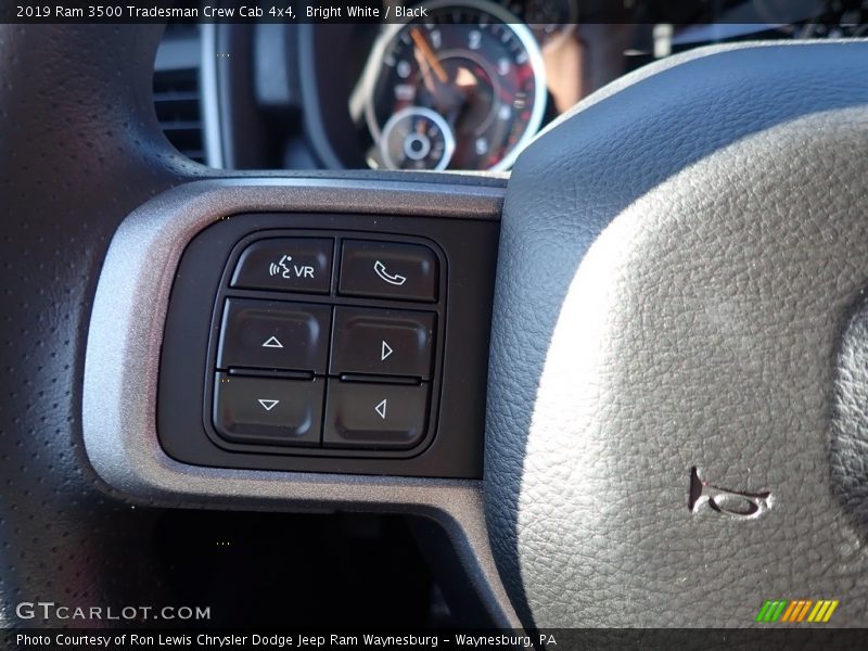 Bright White / Black 2019 Ram 3500 Tradesman Crew Cab 4x4