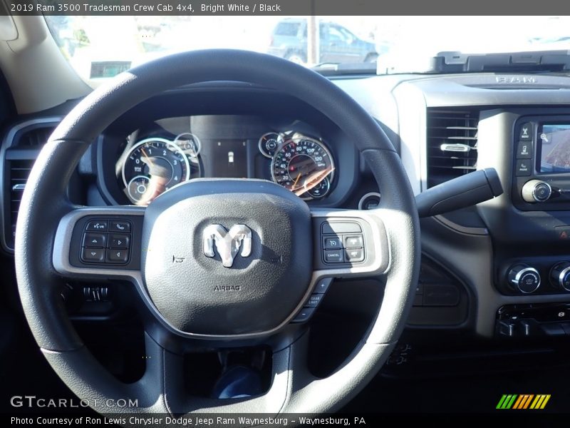 Bright White / Black 2019 Ram 3500 Tradesman Crew Cab 4x4
