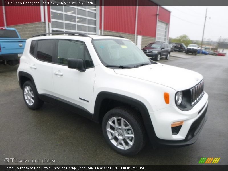 Alpine White / Black 2019 Jeep Renegade Sport 4x4