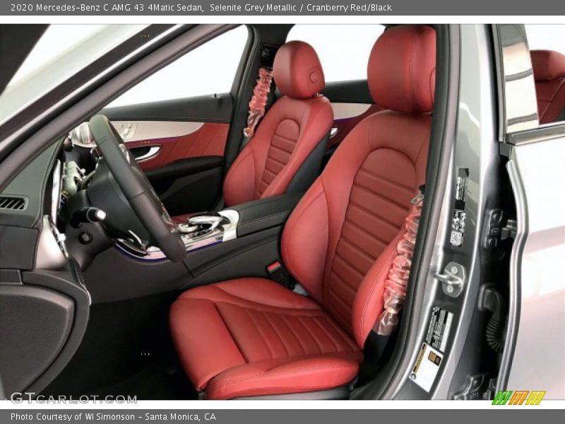  2020 C AMG 43 4Matic Sedan Cranberry Red/Black Interior