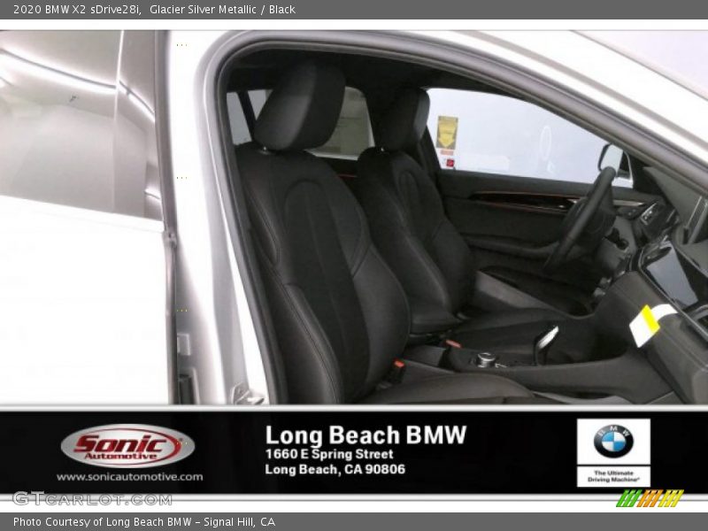 Glacier Silver Metallic / Black 2020 BMW X2 sDrive28i