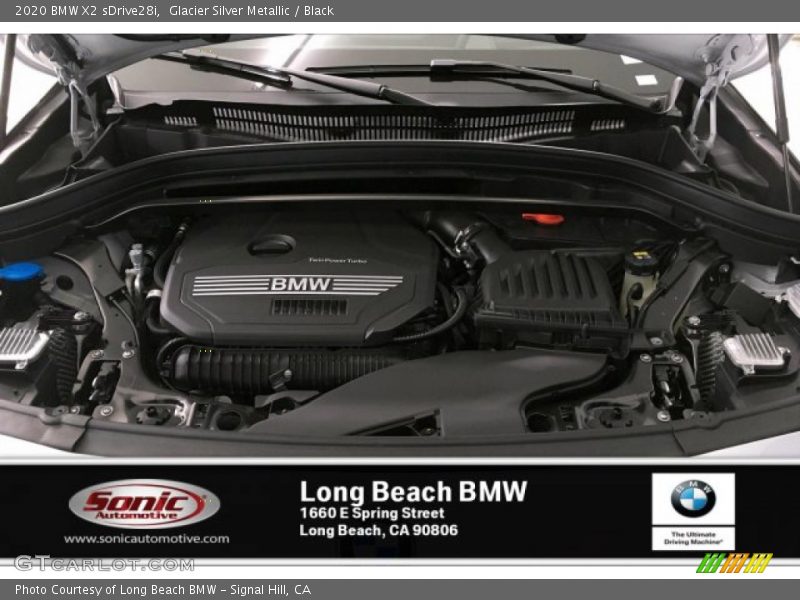 Glacier Silver Metallic / Black 2020 BMW X2 sDrive28i