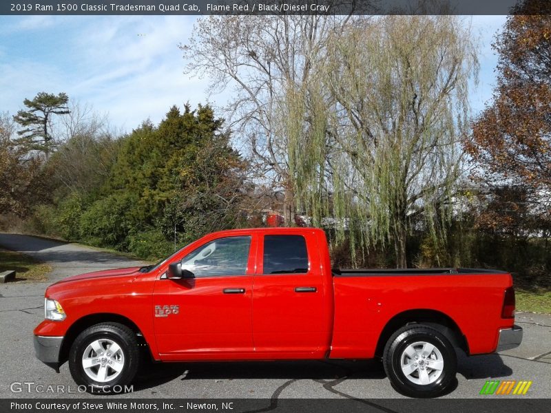 Flame Red / Black/Diesel Gray 2019 Ram 1500 Classic Tradesman Quad Cab