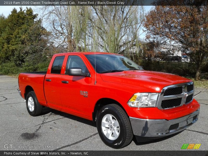 Flame Red / Black/Diesel Gray 2019 Ram 1500 Classic Tradesman Quad Cab