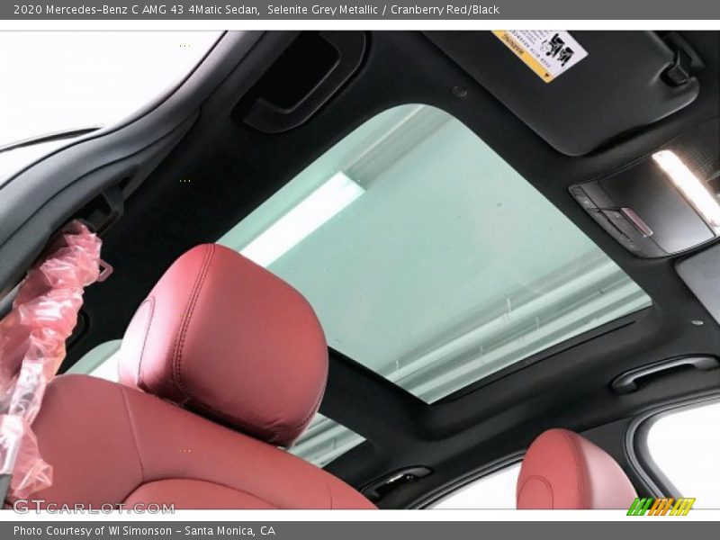 Sunroof of 2020 C AMG 43 4Matic Sedan